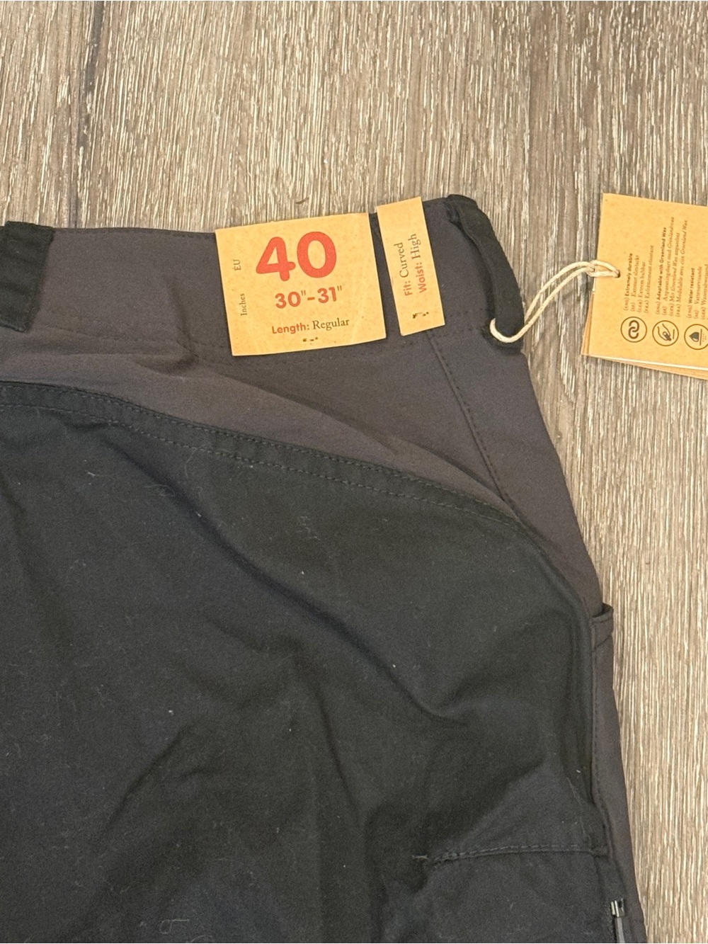 NWT Fjallraven Keb Curved Tapered Leg Curved Trouser - Women's Pants Size 10 - Picture 7 of 9